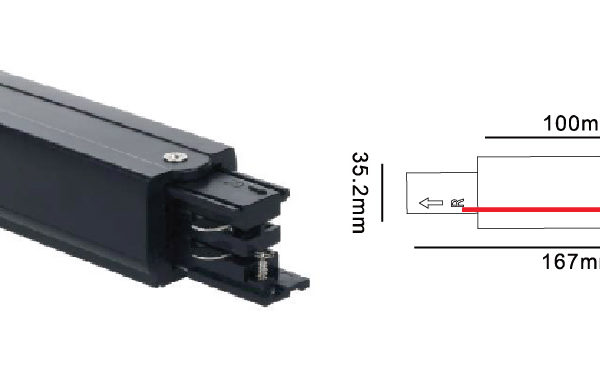 LR061-S LED Euro Straight Connector